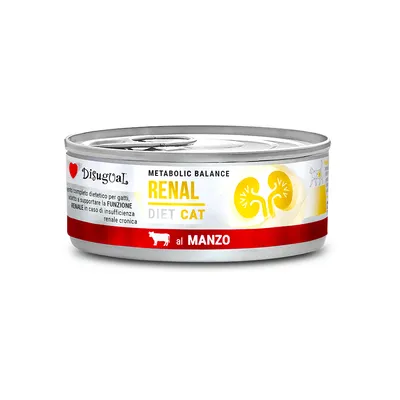 Ekonomiförpackning Disugual Metabolic Balance Renal Cat 24 x 85 g - Nötkött