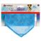 Flamingo verkoelende bandana Fresk Inou, blauw Maat S: L 52 x B 22 cm