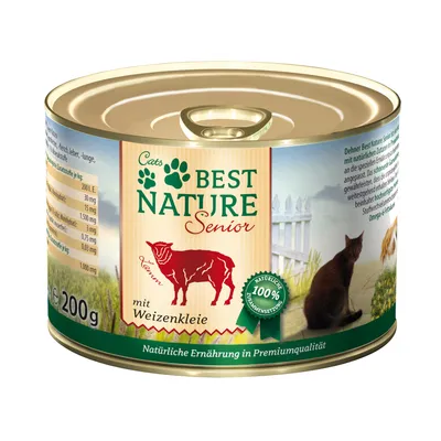 Best Nature Cat Senior gazdaságos csomag 12 x 200 g - Bárány