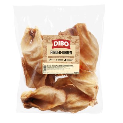 DIBO marhafülek, 100% kíméletesen szárítva, 10 darab.