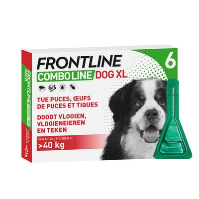 Frontline® Combo Spot-on chien taille XL : 2 x 3 pipettes de 4,02 ml