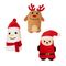 TIAKI Weihnachtliches Spielkissen-Set 3er Pack