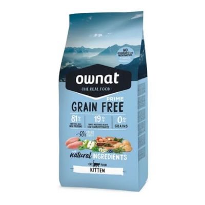 Ownat Grain Free Prime Kitten pour chaton – 3 kg