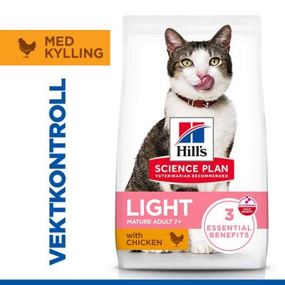 Hill's Science Plan Light Mature Adult 7+ Kylling