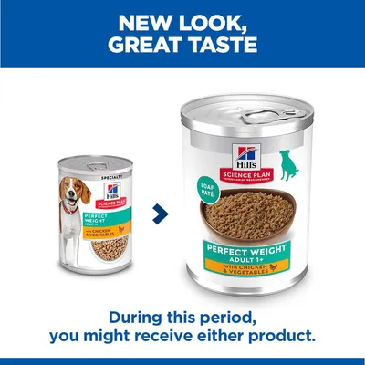 Hill's Canine Adult 1+ Perfect Weight csirke & zöldség