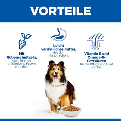 Hill's Science Plan Sensitive Stomach & Skin Adult 1+ Medium mit Huhn - Sparpaket: 2 x 14 kg