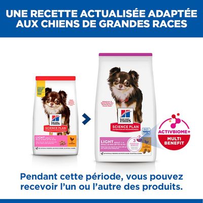 Hill's Science Plan Adult 1-6 Light Small & Mini poulet pour chien