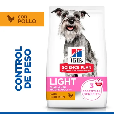 Hill's Science Plan Light Mature Adult 7+ Small & Mini con pollo - 2,5 kg 