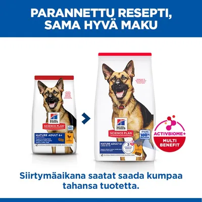 Hill's Science Plan Mature Adult 6+ Large kana - 18 kg