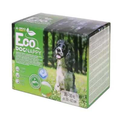 Croci Nappy Eco Hundewindeln - Gr. XL: 40 - 62 cm, 10 Stück Croci Nappy Eco Hundewindeln - Gr. XL: 40 - 62 cm, 10 Stück