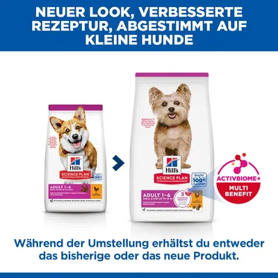 Hill's Science Plan Adult 1-6 Small & Mini mit Huhn - 2 x 6 kg
