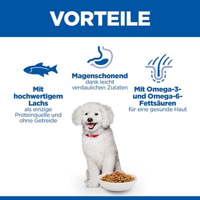 Hill's Science Plan Hypoallergenic Adult Small & Mini mit Lachs - Sparpaket: 2 x 6 kg