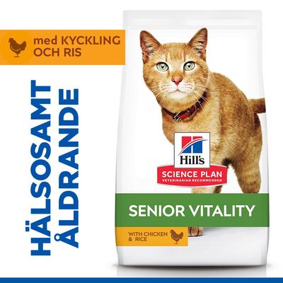 Hill's Science Plan Senior Vitality Mature Adult 7+ Chicken & Rice