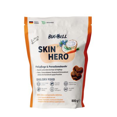 BugBell Trockenfutter Skin Hero 800 g