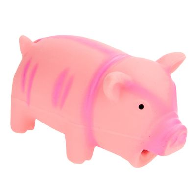 Knorrend Latex Varken ca. 15 cm lang, roze