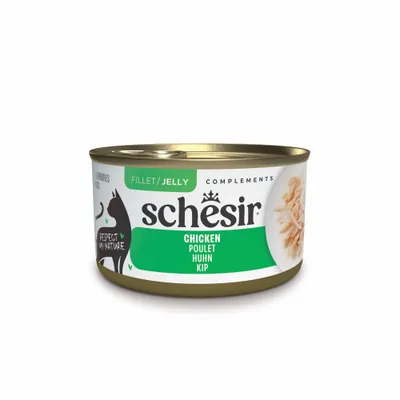 Boîtes Schesir Complements en gelée 6 x 70 g pour chat - thon avec aloe vera
