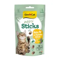 GimCat Ministokjes - Kip met kattenkruid (50 g)
