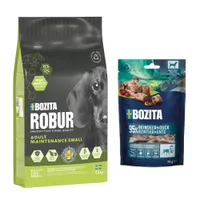 Bozita Robur pienso para perros + 2 x 70 g Bozita Meaty Bites ¡gratis! - Adult Maintenance Small Pollo (7,5 kg) + Meaty Bites (2 x 70 g)
