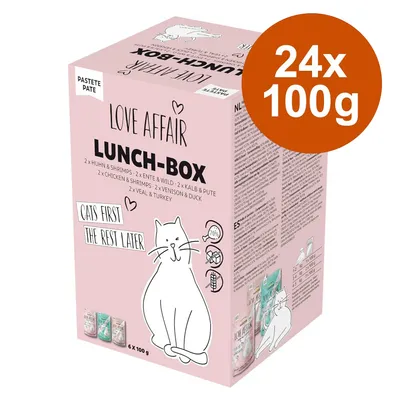Lot économique Hardys LOVE AFFAIR Lunchbox 24 x 100 g - Lot mixte (3 variétés)
