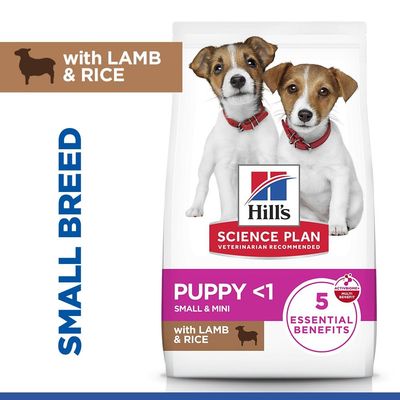 Hill`s Science Plan Puppy Small & Mini Αρνί & Ρύζι