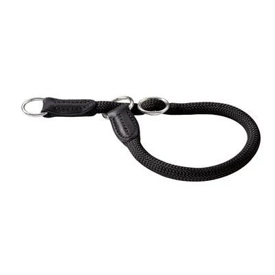 Hunter Dressuursliphalsband Freestyle Zwart - Maat 55: verstelbaar tot 55 cm, Ø 10 mm
