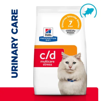 Hill's Prescription Diet c/d Multicare Stress Urinary Care tengeri hal macskatáp - 3 kg