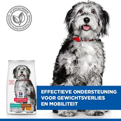 Hill's Science Plan Adult Perfect Weight & Active Mobility Medium poulet pour chien