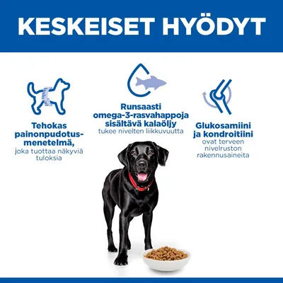 Hill's Science Plan Perfect Weight & Active Mobility Adult 1+ Large kana - säästöpakkaus: 2 x 12 kg