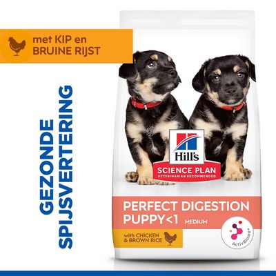 Hill's Science Plan Medium Puppy Perfect Digestion Hondenvoer