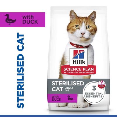 Hill's Science Plan Sterilised Cat Adult 1-6 Duck