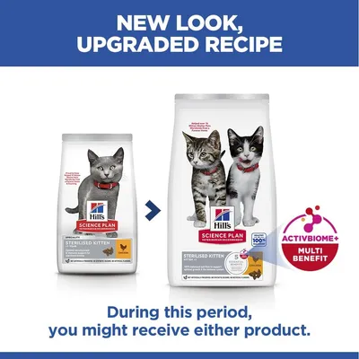 Hill's Science Plan Sterilised Kitten <1 csirke - 3 kg