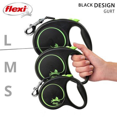 flexi Black Design touwlijn groen, 5 m