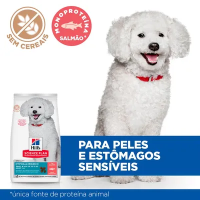 Hill's Science Plan Adult Hypoallergenic Small & Mini com salmão - Pack económico: 2 x 1,5 kg
