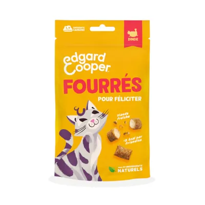 Edgard & Cooper Fourrés pour chat - dinde (60 g)
