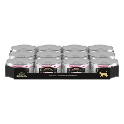 PURINA PRO PLAN Veterinary Diets Feline UR ST/OX - Mousse Urinaire - 24 x 195 g