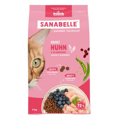 Sanabelle Adult mit Huhn & Blaubeeren