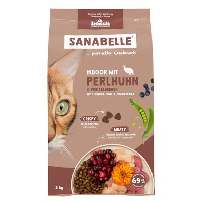 Sanabelle Indoor mit Perlhuhn