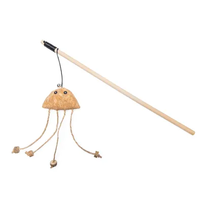 Beeztees Catnip Cat Fishing Rod Octopus Tako - 1 Toy