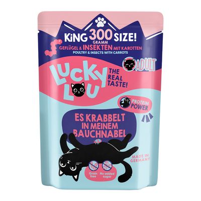Lucky Lou Adult 300 g Ave e insectos