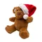 Aumüller Weihnachtsteddy mit Nikolausmütze L 15,5 x B 12 x H 5 cm