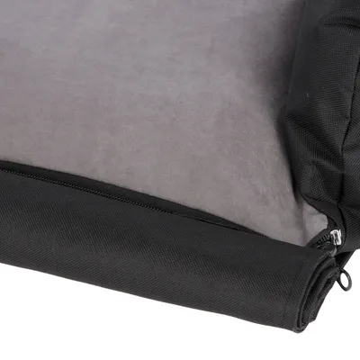 Cojín de maletero Kerbl Pet, negro/gris para perros