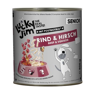 Økonomipakke Lucky Jim Senior 24 x 800 g