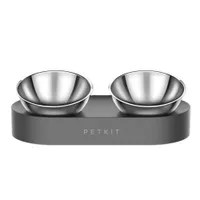 Petkit Fresh Nano Metal 15° säädettävä lemmikkieläinten ruokakuppi - 2 x 700 ml, L 33 x L 16 x K 10,4 cm, L 33 x L 16 x K 10,4 cm