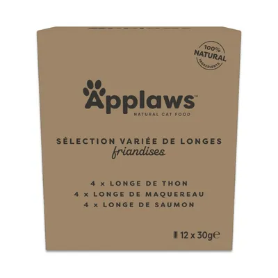 Applaws Cat Loin Multipack - lot économique : 48 x 30 g