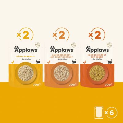 Applaws Pouch i bouillon 6 x 70 g
