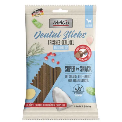 MAC's Dog Dental Sticks - Vegetáriánus (180 g)