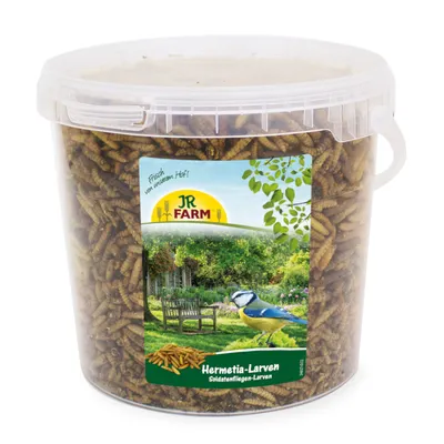 JR Farm Seau de larves d'Hermetia/de mouches soldats - 400 g
