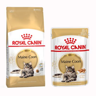 Royal Canin Regular Sensible 33 tørfoder til kat, flere poser Royal Canin Care Digest Sensitive vådfoder 85 g, stort rødt procenttegn for tilbud