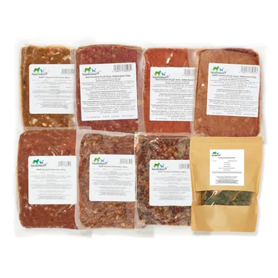 Haustierkost SchnupperBox Menü 1 - 5 kg Haustierkost SchnupperBox Menü 1 - 5 kg