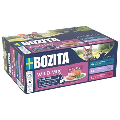 Bozita Mousse 12 x 85 g - Wild Mix Bozita Mousse 12 x 85 g - Wild Mix
